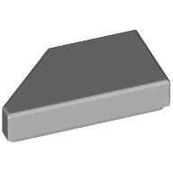 Tile 1 × 2 with Stud Notch Right Light Bluish Gray