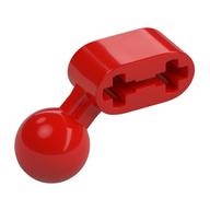 Technic Beam 1 × 2 with Ball Joint Angled Red