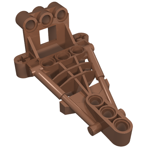 Large Figure Skeletal, Torso (Toa Hordika) Light Brown
