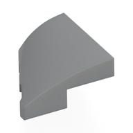 Brick Wedged, Curved 2 × 2 with Stud Notch Right Light Bluish Gray