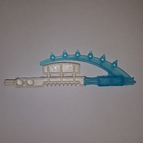 Large Figure Weapon Hordika Teeth Tool with Trans-Light Blue Flexible End Weiß