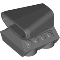 Engine / Air Scoop 2 × 2 Dunkelblaugrau