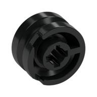 Wheel 11 × 6 mm with Five Spokes [Plain] Black