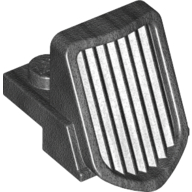 Grille 1 × 2 × 2 2/3 Sloping Pearl Titanium