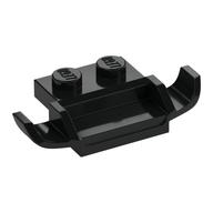Grille / Spoiler with 1 × 2 Plate, 2 × 2 Anti-studs (Racers Car) Schwarz
