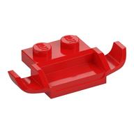 Grille / Spoiler with 1 × 2 Plate, 2 × 2 Anti-studs (Racers Car) Red