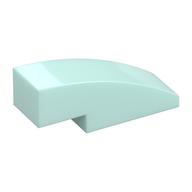 Brick Curved 3 × 1 No Studs Light Aqua