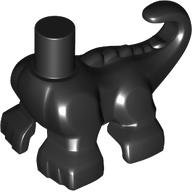 Creature Body Part, Grimspawn, Ridged Back, Curved Tail (Sneak) Black
