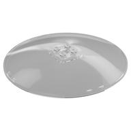 Dish 10 × 10 Inverted (Radar) with Hollow Studs Transparent