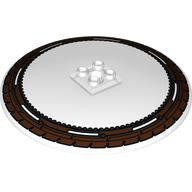 Dish 10 × 10 Inverted (Radar) with Wheel / Tire Print Trans-Clear