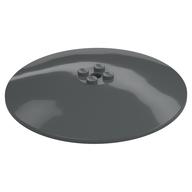 Dish 10 × 10 Inverted (Radar) with Solid Studs Dunkelblaugrau