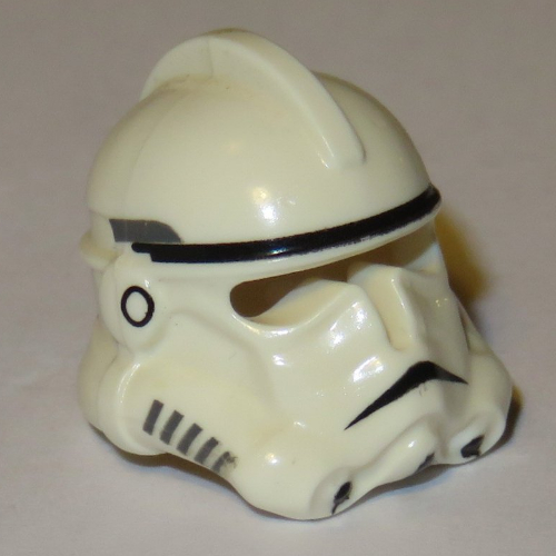Helmet Clone Trooper Phase 2, Open Front, Episode 3 Print White