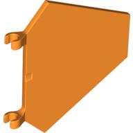 Flag 5 × 6 Hexagonal with C Clips Orange