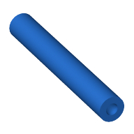 Hose, Pneumatic 4mm D. 4L / 3.2cm Blue