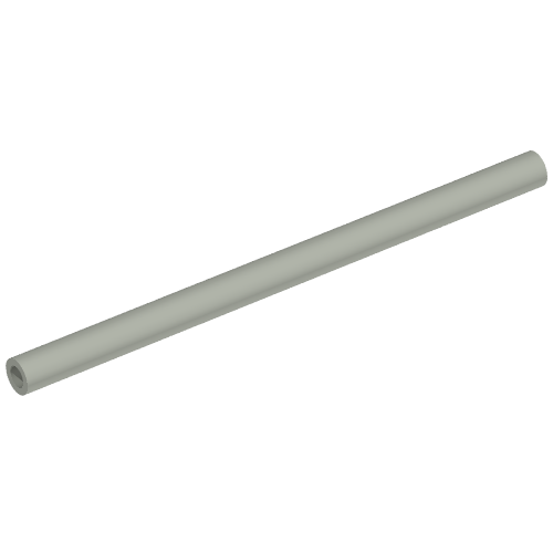 Hose, Pneumatic 4mm D. 7.5L / 6cm in Light Gray