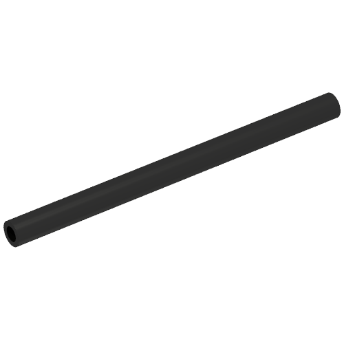 Hose, Pneumatic 4mm D. 7L / 5.6cm Black