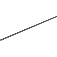 Schlauch, Pneumatik 4mm D. 28L / 22.4cm in Schwarz
