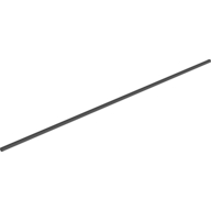 Hose, Pneumatic 4mm D. 37L / 29.6cm in Black