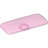 Clikits Icon, Rectangle 3L with Pin Trans-Pink