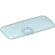 Clikits Icon, Rectangle 3L with Pin Trans-Very Lt Blue
