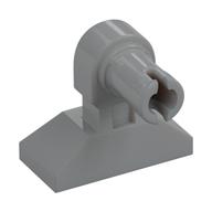 Leg Mechanical, Droid with Technic Pin - Short [Short Indent] Hellblaugrau