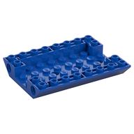 Brick Sloped Inverted 45° 6 × 8 Double with Pin Holes on Sides Blue