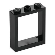 Fenster Rahmen 1 × 3 × 3 Schwarz