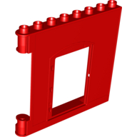 Duplo Building Wall 1 × 8 × 6 with Door Opening