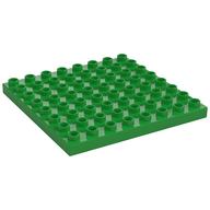 Duplo Plate 8 × 8 Bright Green