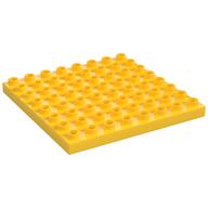 Duplo Plate 8 × 8 Yellow