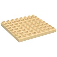 Duplo Plate 8 × 8 Tan