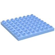 Duplo Plate 8 × 8 Bright Light Blue