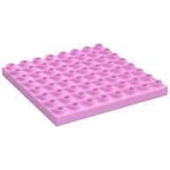 Duplo Platte 8 × 8 Leuchtrosa