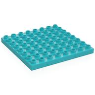 Duplo Plate 8 × 8 Medium Azure