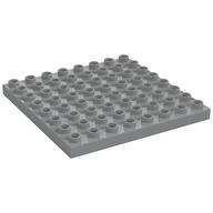 Duplo Platte 8 × 8 Hellblaugrau