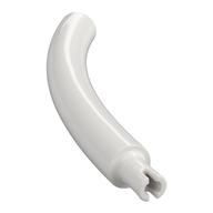 Animal Body Part / Plant, Tail / Neck / Branch / Trunk, Middle Section with Pin, Square Pin Hole Weiß