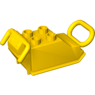 Duplo Dirt Compactor with Black Base and Handles Gelb