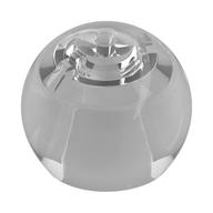 Helmet Round Sphere with Small Hole Trans-Clear