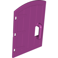 Duplo Door 1 × 4 × 4 with Rounded Top and Handle - Castle Magenta