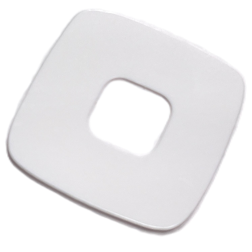 Clikits Icon Accent, Square 2 1/2 × 2 1/2 White