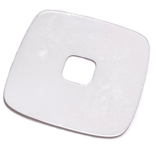 Clikits Icon Accent, Square 3 5/8 × 3 5/8 White