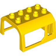 Duplo Train Locomotive Cabin Roof 2 × 4 Studs