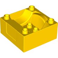 Duplo Train Cab / Tender Base Gelb