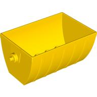Duplo Train Tipper 2 × 4 with Curved Sides (Skip) Yellow