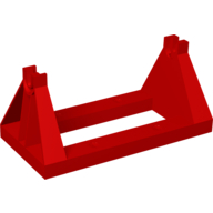 Duplo Train Tipper Holder 4 × 8 (Skip Holder) Red