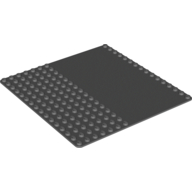 Baseplate 16 × 16 Road / Driveway [Plain] Dunkelblaugrau