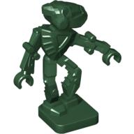 Minifig Toa Metru Matau in Dunkelgrün