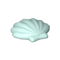 Clikits Icon, Shell 2 × 2 with Pin Aqua