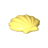 Clikits Icon, Shell 2 × 2 with Pin Bright Light Yellow