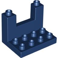 Duplo Plate 3 × 4 × 2 1/3 Rampart Dunkelblau